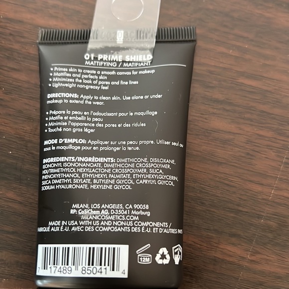 Milani Prime Shield Face Primer - Picture 4 of 5